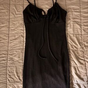 Black Strappy Dress